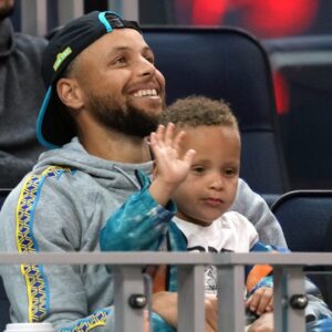 Steph Curry With Son Canon
