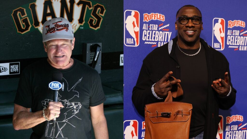 Robin Williams and Shannon Sharpe