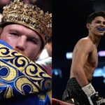 Canelo Alvarez (L), Ryan Garcia (R)