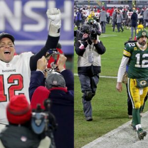 Tom Brady and Aaron Rodgers