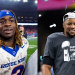 Ashton Jeanty and Saquon Barkley