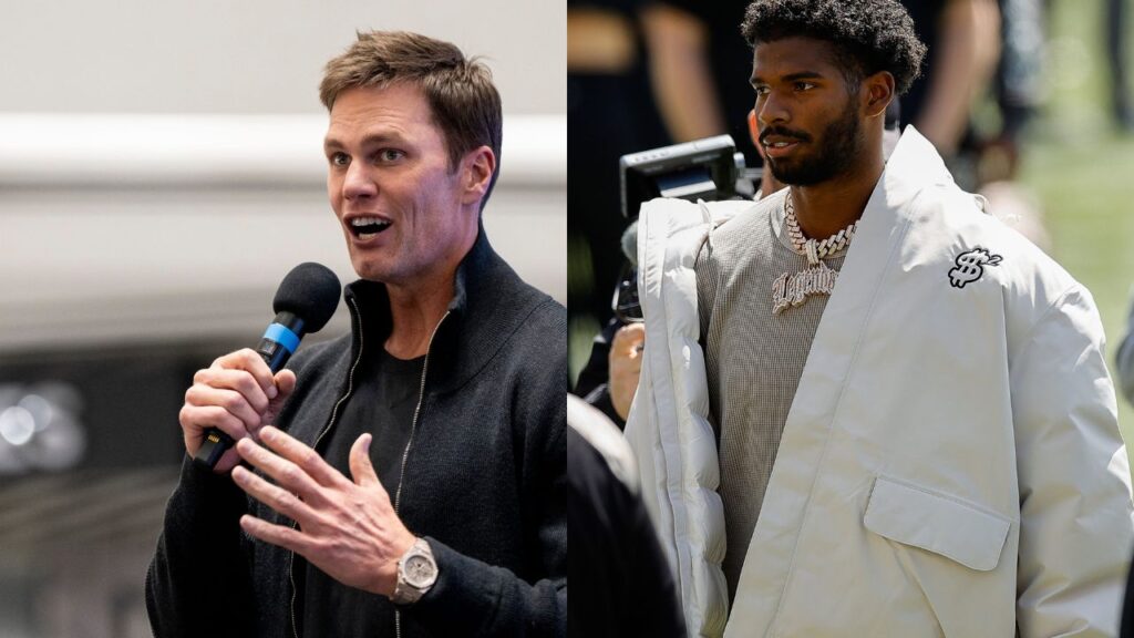 Tom Brady and Shedeur Sanders