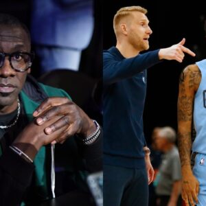 Shannon Sharpe (Left) and Ja Morant (Right)