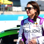 Mar 8, 2025; Avondale, AZ, USA; NASCAR Cup Series driver Katherine Legge (78) during practice for the Shrines Children’s 500 at Phoenix Raceway. Mandatory Credit: Gary A. Vasquez-Imagn Images