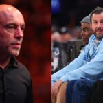 Joe Rogan (L), Adam Sandler (R)