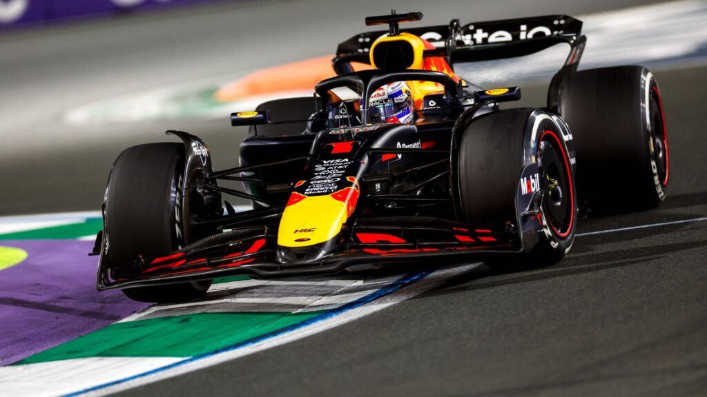 1 Max Verstappen (NLD, Oracle Red Bull Racing), F1 Grand Prix of Saudi Arabia at Jeddah Corniche Circuit on April 20, 2025 in Jeddah, Saudi Arabia.