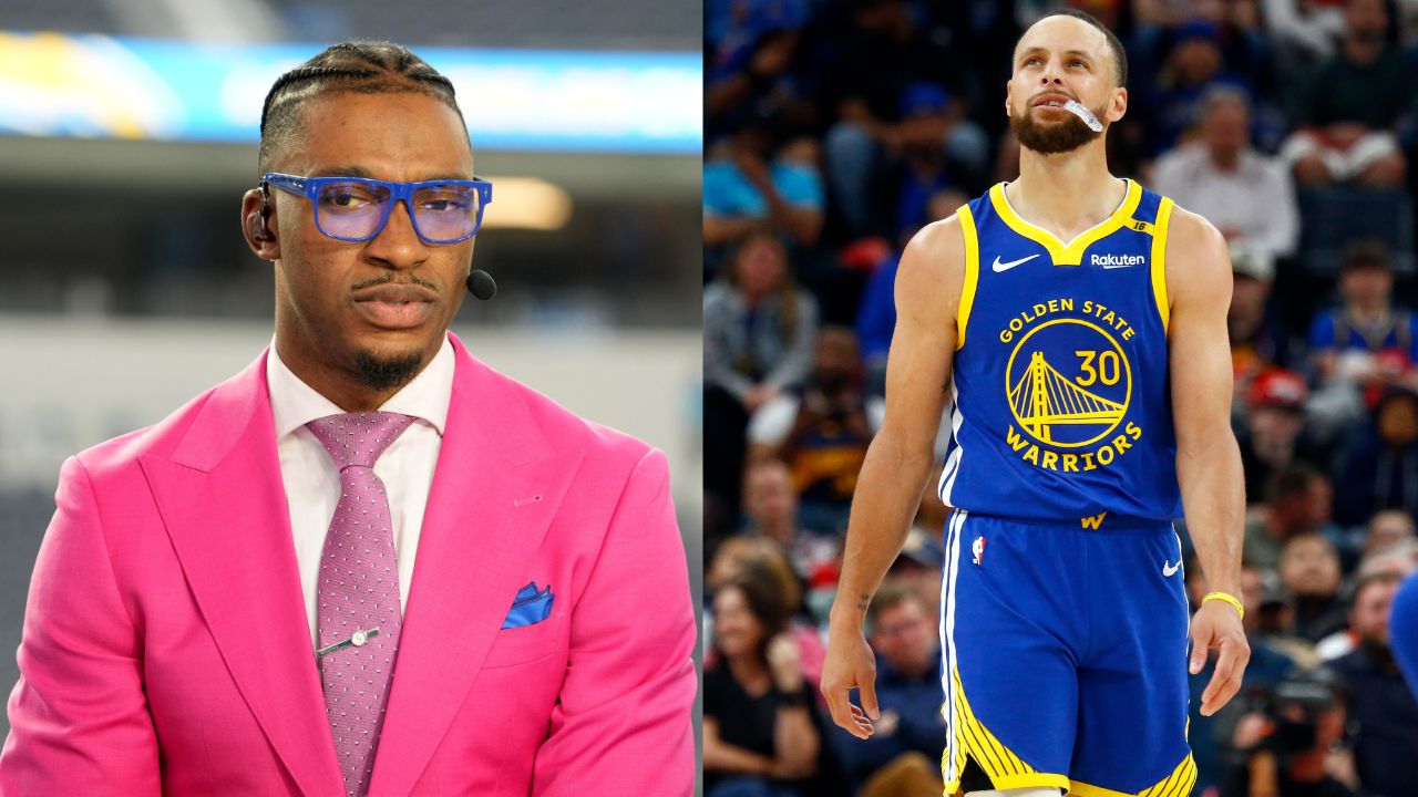 (L) Robert Griffin III (R) Stephen Curry