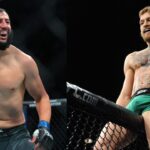 Dominick Reyes (L), Conor McGregor (R)