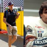 Kelly Piquet and Max Verstappen(L), Nelson Piquet(R)