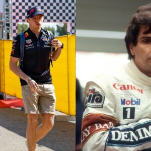 Kelly Piquet and Max Verstappen(L), Nelson Piquet(R)