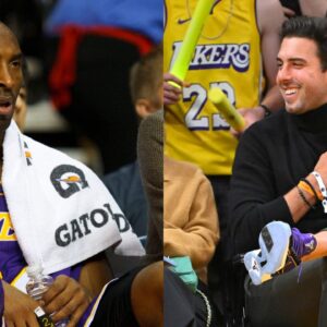 Kobe Bryant(L) and Sasha Vujačić(R)