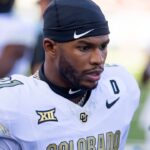 Colorado Buffalos safety Shilo Sanders (21) against the Arizona Wildcats at Arizona Stadium.