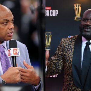 Charles Barkley (L), Shaquille O'Neal (R)