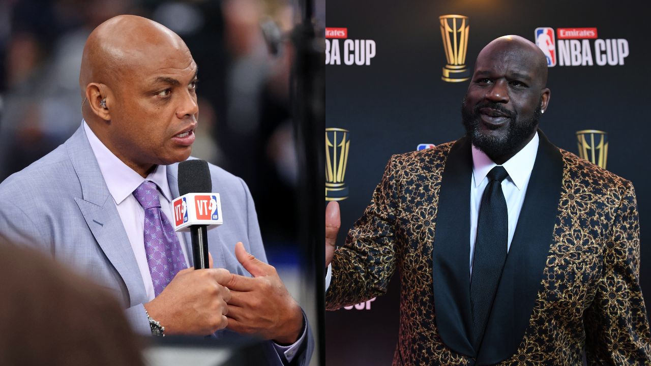 Charles Barkley (L), Shaquille O'Neal (R)
