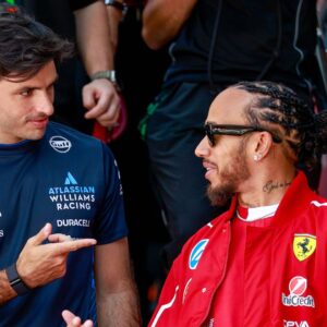 KIMI ANTONELLI Andrea (ita), Mercedes AMG F1 Team W16, SAINZ Carlos (spa), Williams Racing FW47, HAMILTON Lewis (gbr), Scuderia Ferrari SF-25, portrait during the Formula 1 Louis Vuitton Australian Grand Prix 2025