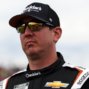 Apr 21, 2024; Talladega, Alabama, USA; NASCAR Cup Series driver Kyle Busch (8) walks on pit road before the GEICO 500 at Talladega Superspeedway. Mandatory Credit: Peter Casey-Imagn Images