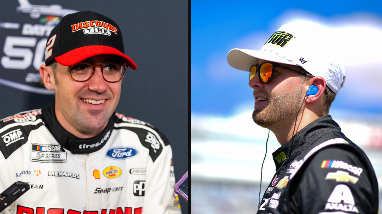 Austin Cindric (L) and William Byron (R)