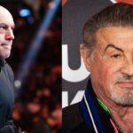 Joe Rogan (L), Sylvester Stallone (R)