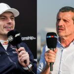 Max Verstappen(L), Guenther Steiner(R)