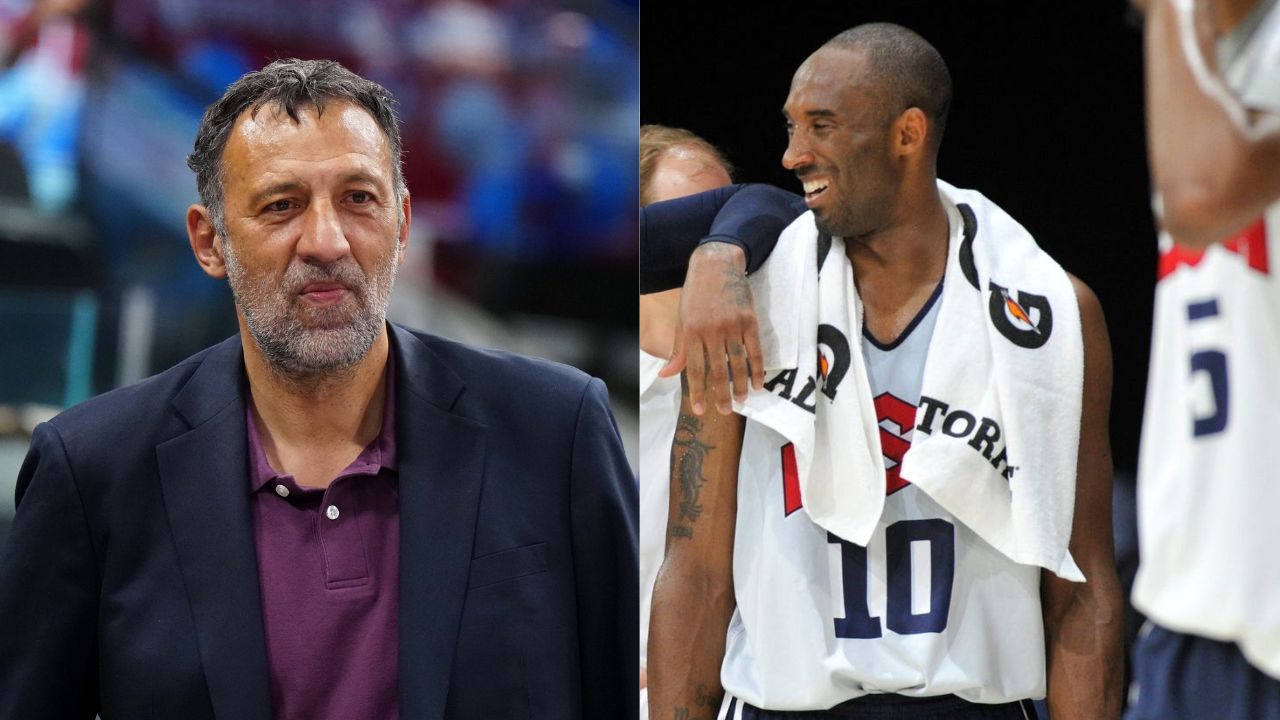 Vlade Divac (Left) and Kobe Bryant (Right)
