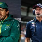 Fernando Alonso (L) and Adrian Newey (R)