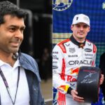 Karun Chandhok (L) and Max Verstappen (R)