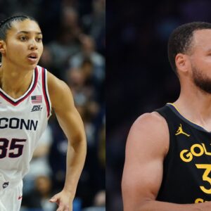 Azzi Fudd (Left) and Stephen Curry (Right)