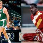 Larry Bird (Left) and Dominique Wilkins (Right)