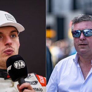 Max Verstappen (L) and David Croft (R)