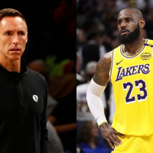 Steve Nash (L) and LeBron James (R)