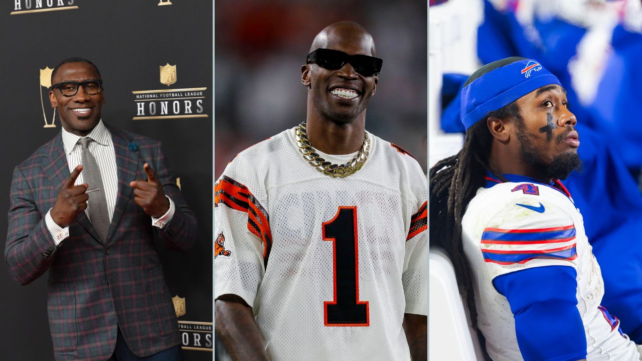 Shannon Sharpe, Chad Johnson and James Cook