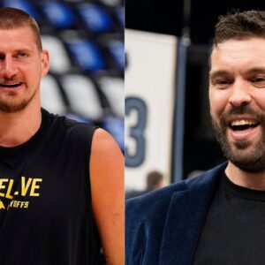 Nikola Jokic (L) and Marc Gasol (R)