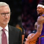 Mike Breen (L), Bradley Beal (R)