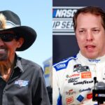 Richard Petty (L) and Brad Keselowski (R)