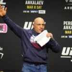 Joe Rogan at UFC313 - Pereira vs Ankalaev at UFC APEX on March 7, 2025 in Las Vegas, Nevada