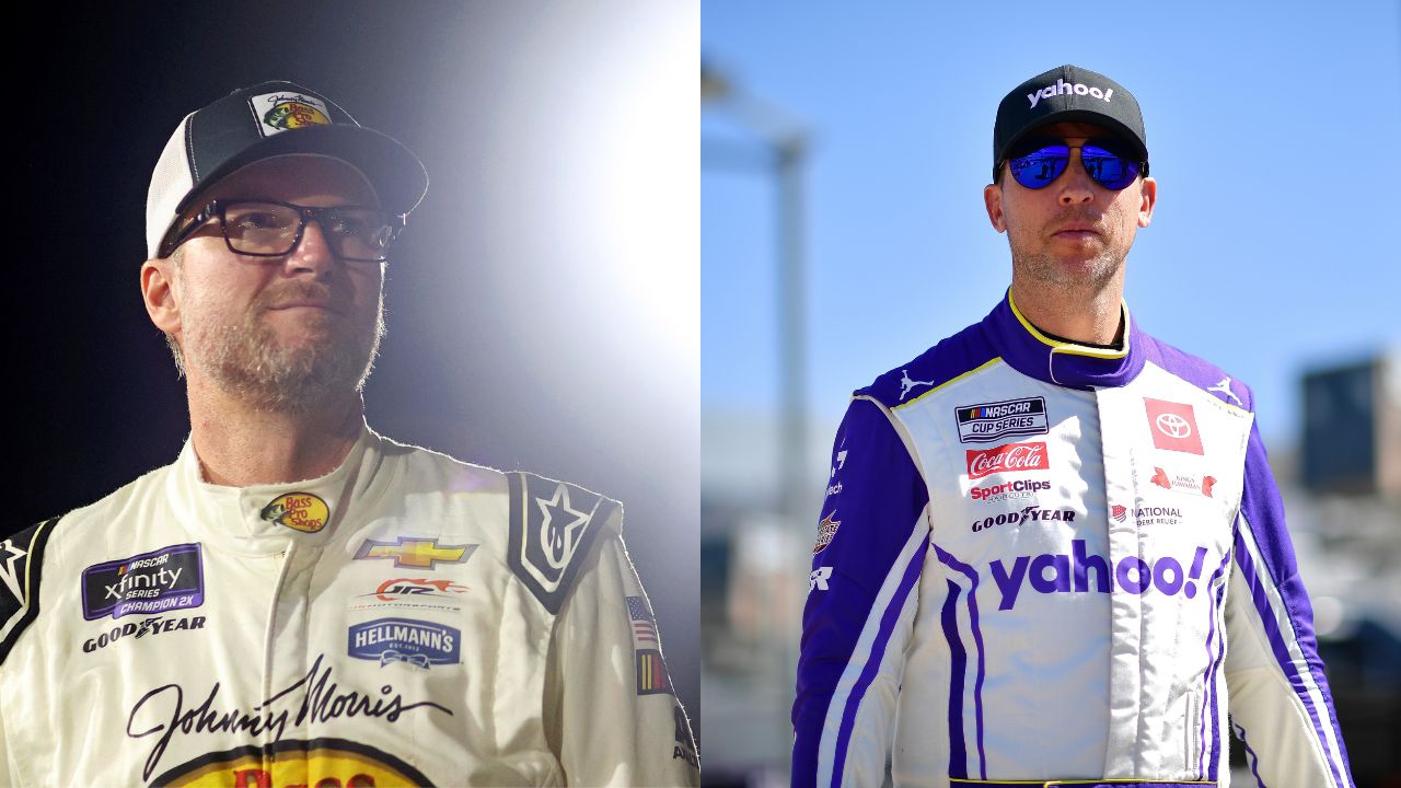 Dale Earnhardt Jr. and Denny Hamlin