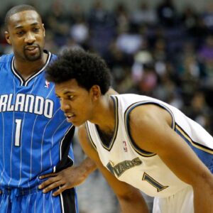 Gilbert Arenas and Nick Young