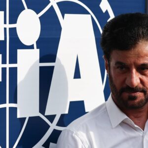 Mohammed Ben Sulayem after qualifying ahead of the Formula 1 Italian Grand Prix at Autodromo Nazionale di Monza in Monza, Italy on August 31, 2024