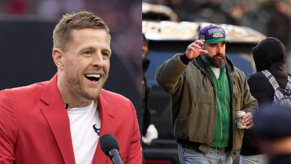 JJ Watt and Jason Kelce
