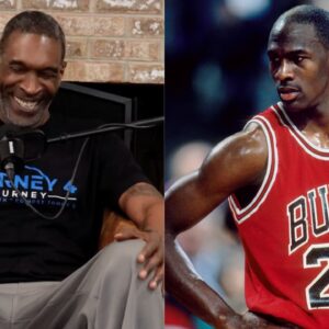 Joe Smith (L) and Michael Jordan (R)