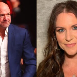 Dana White (L), Stephanie McMahon (R)