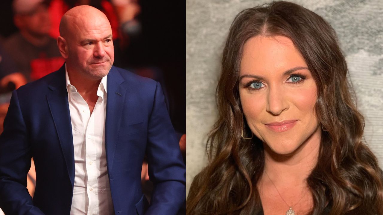 Dana White (L), Stephanie McMahon (R)