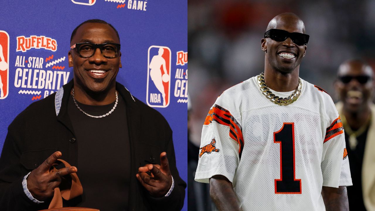 Shannon Sharpe (L) Chad Ochocinco Johnson (R)