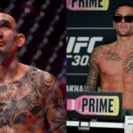 Max Holloway (L), Dustin Poirier (R)