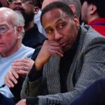 Stephen A. Smith NBA: New York Knicks at Los Angeles Lakers