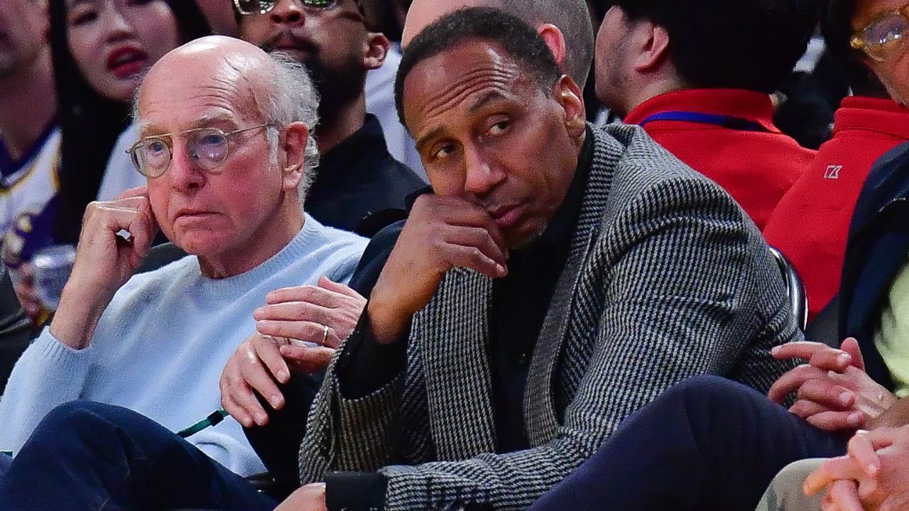 Stephen A. Smith NBA: New York Knicks at Los Angeles Lakers