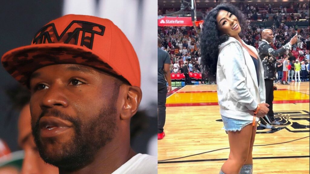 Floyd Mayweather (L), Marikit Laurico (R)