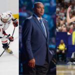Alex Ovechkin (L), Charles Barkley (C), Paige Bueckers (R)