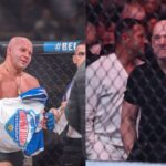 Fedor Emelianenko (L), Dana White (R)