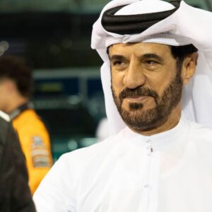 Formula 1 Gulf Air Bahrain Grand Prix 2025 Alexis Perrin OVERTAKE MAXPPP - Sakhir 13 04 2025 BEN SULAYEM Mohammed (are), Fia President, portrait during the Formula 1 Gulf Air Bahrain Grand Prix 2025, the 4th round of the 2025 FIA Formula 1 World Championship